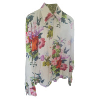 Etro Katoenen blouse met een bloemmotief