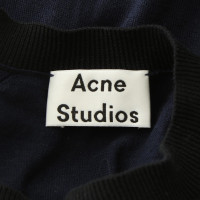 Acne Sweater in black / blue