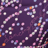 Hermès Zijden sjaal in Purple