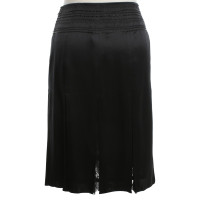 Donna Karan Pleated Skirt in Black