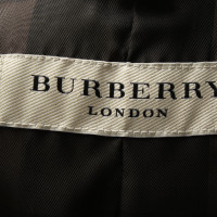 Burberry Blazer aus Leder in Schwarz