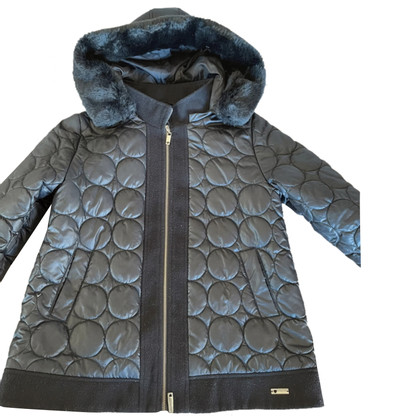 Twinset Milano Jacke/Mantel aus Wolle in Schwarz