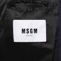Msgm Jacket/Coat in Blue