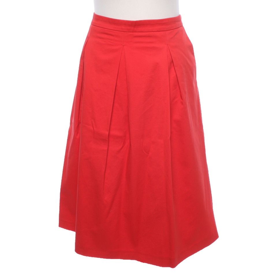 The Mercer N.Y. Skirt Cotton in Red