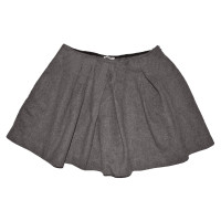 Miu Miu Brown Wool Skirt