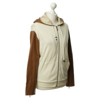 Stefanel Sweat jacket with contrast sleeves