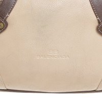 Balenciaga Handtasche aus Leder in Beige