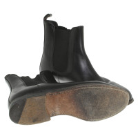 Jil Sander Chelsea boots in black