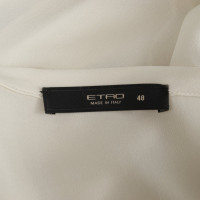 Etro Top Silk in Beige
