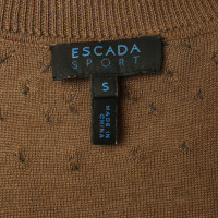 Escada Knit top with gemstones