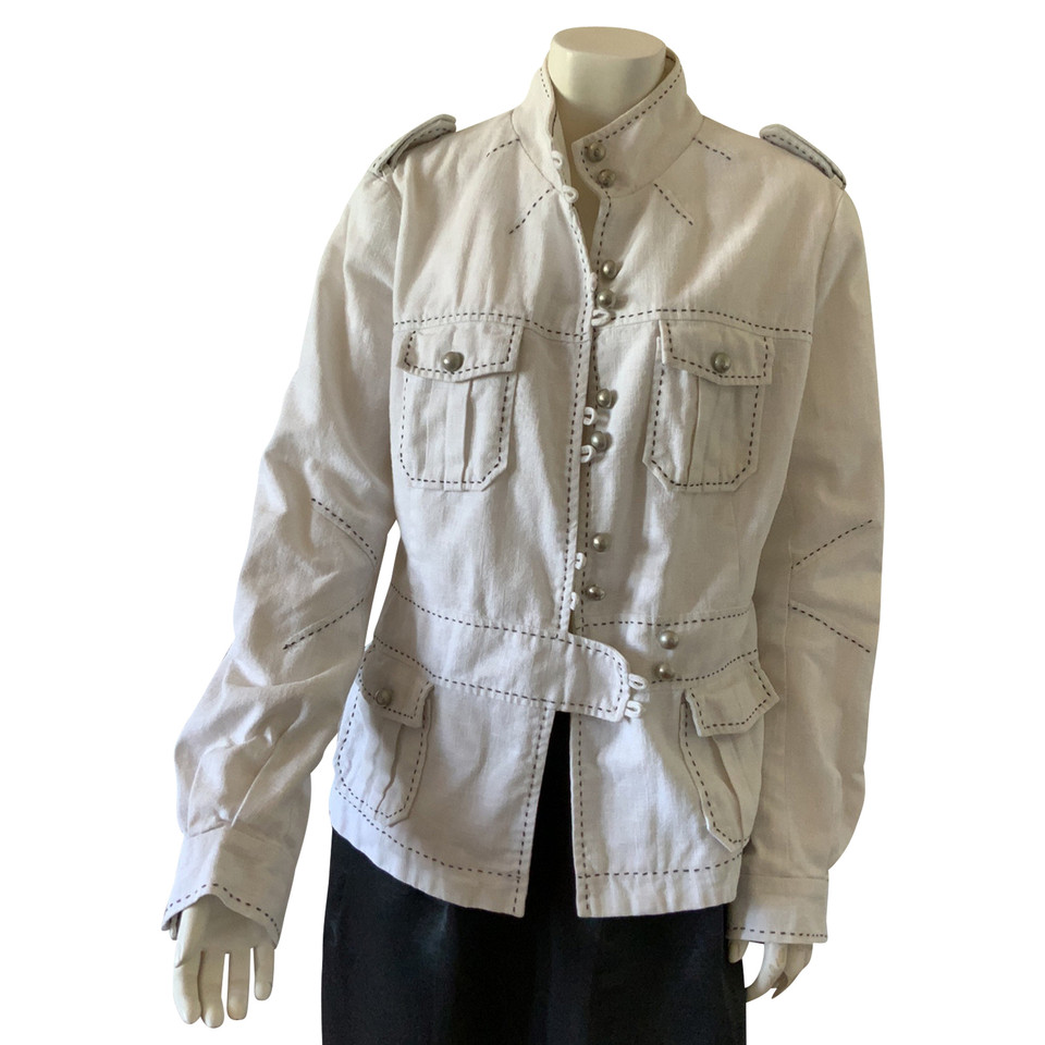 Munthe Plus Simonsen Jacket/Coat Ramie in White