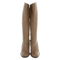 Christian Louboutin Stiefel aus Leder in Taupe