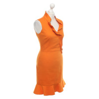 Karen Millen Kleid aus Baumwolle in Orange
