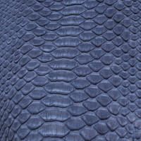 Prada Leather coat in blue / grey
