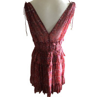 Ulla Johnson Kleid aus Seide in Rot