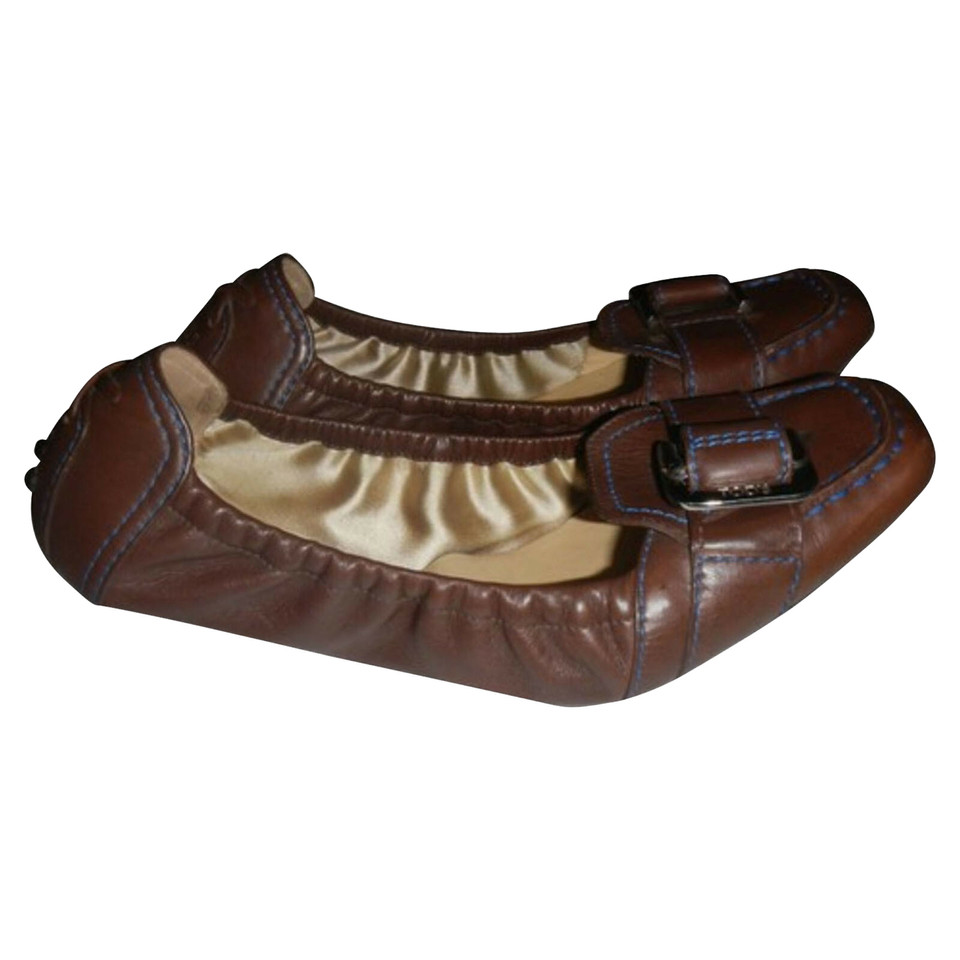 Tod's Slippers/Ballerinas Leather in Brown