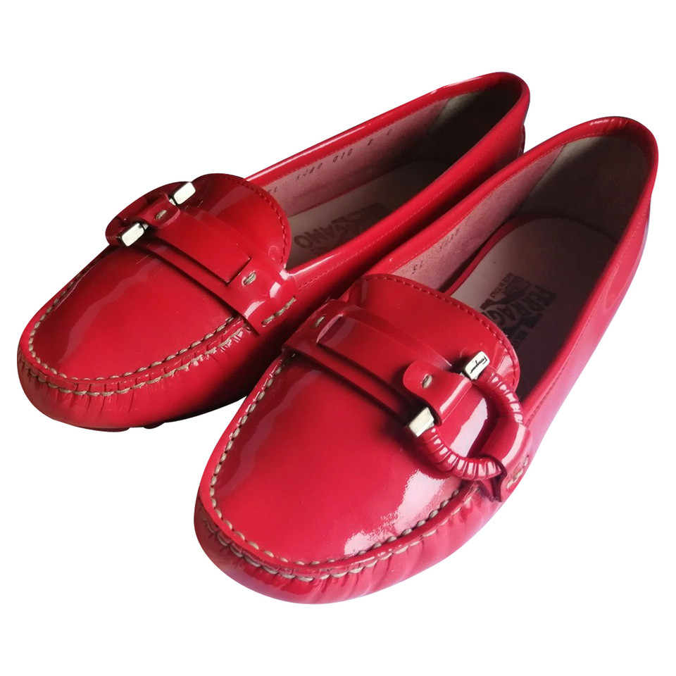 Salvatore Ferragamo Chaussons/Ballerines en Cuir