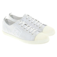 Chanel Silver colored sneakers