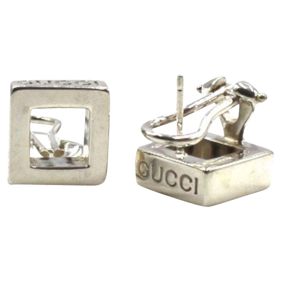 Gucci Earring Silver in Silvery