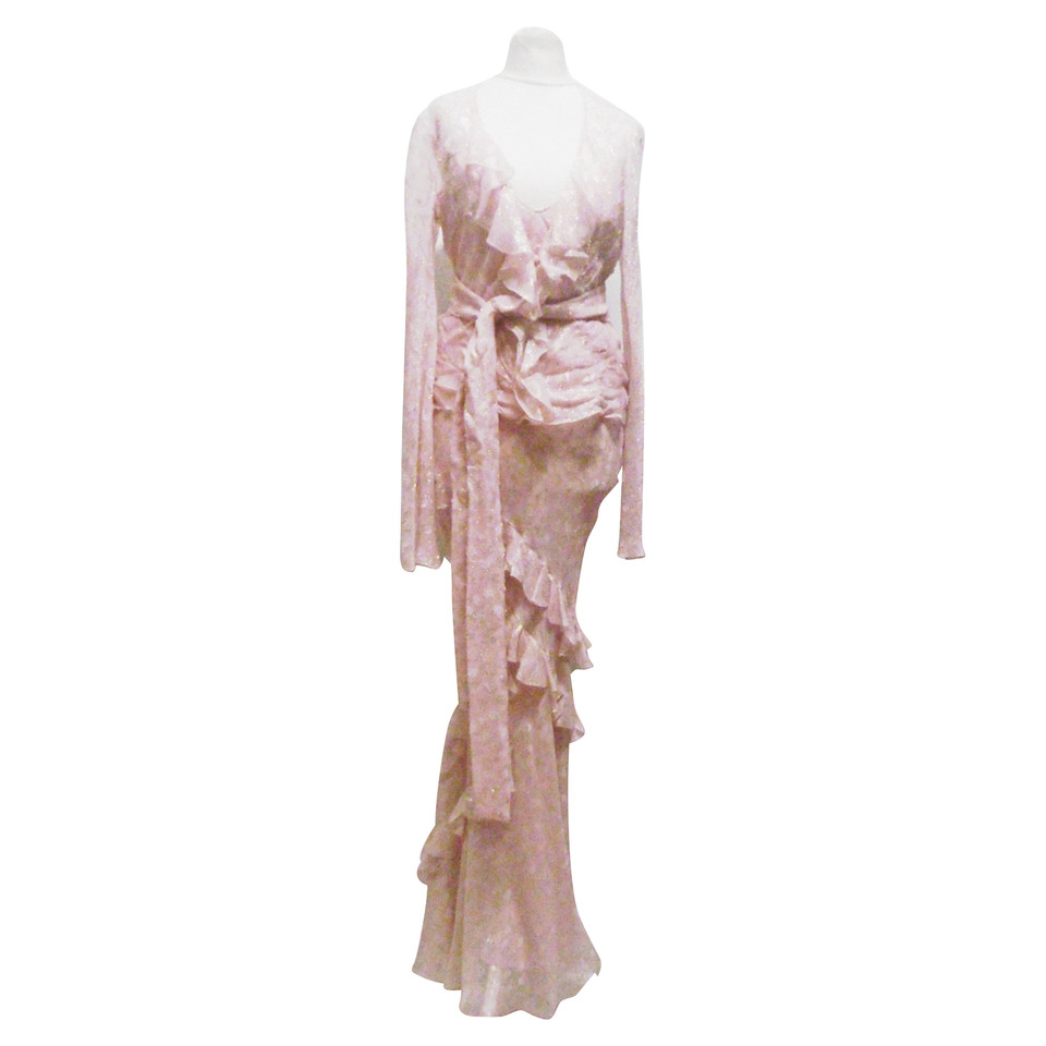 Christian Dior Kleid aus Seide in Rosa / Pink