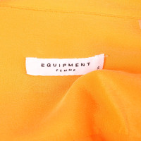 Equipment Oberteil aus Seide in Orange