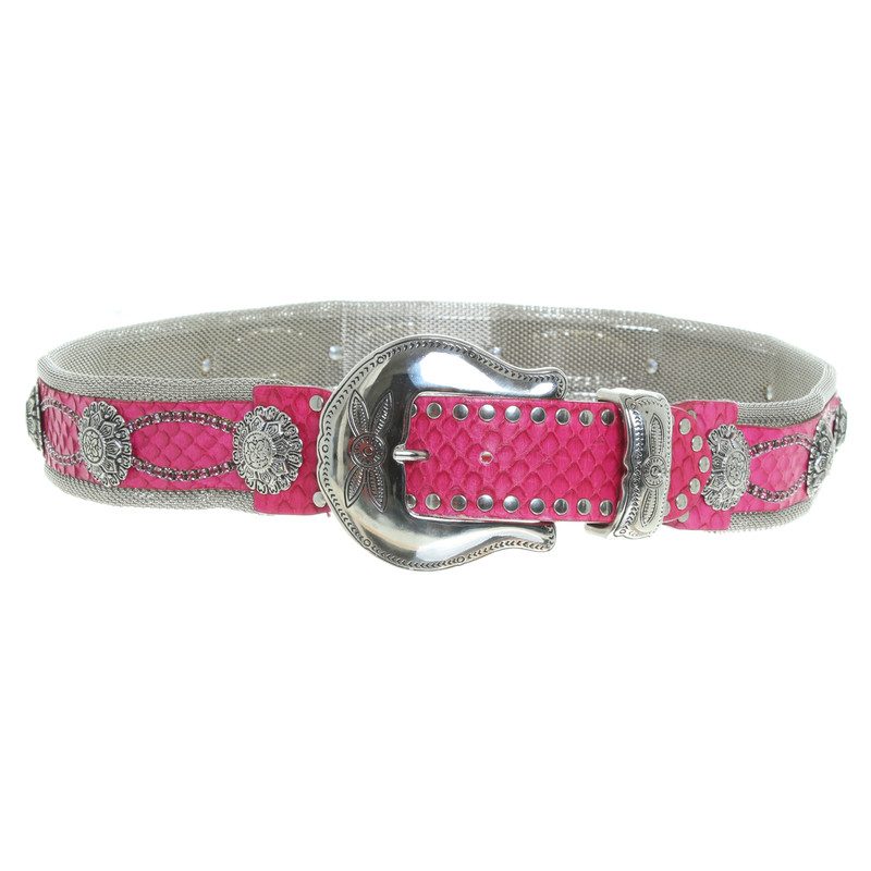 Autres marques Nanni Italie - ceinture rose