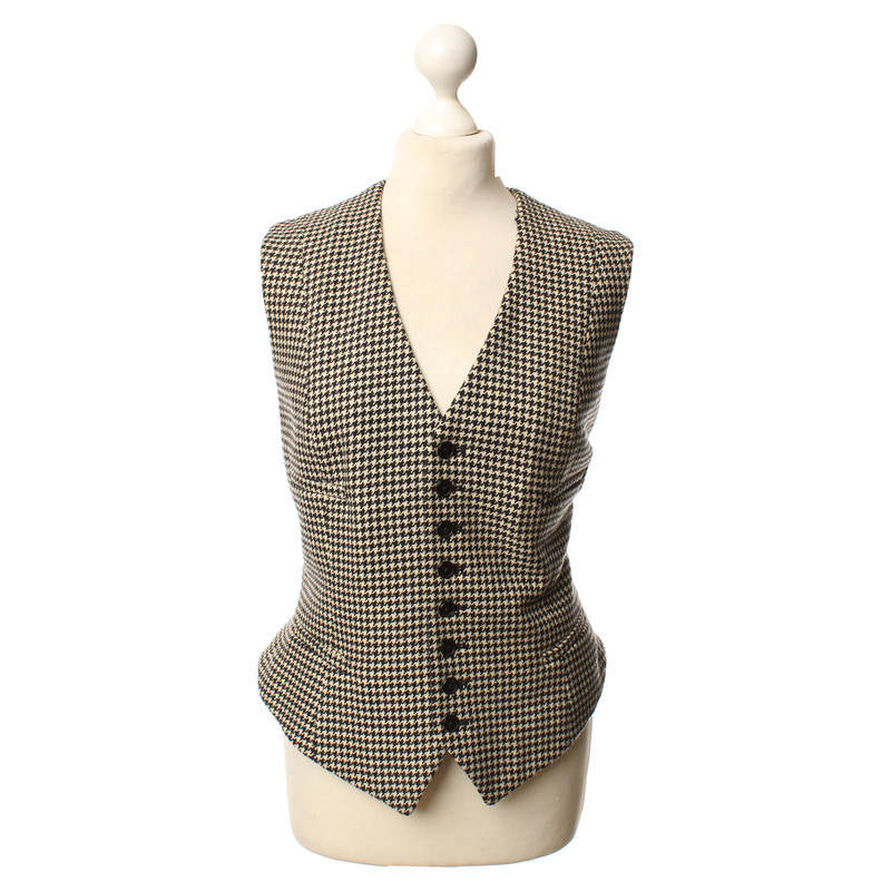 Ralph Lauren Jacket with Houndstooth-pattern in black and white