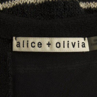 Alice + Olivia gestreepte jurk