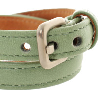Loewe Armreif/Armband aus Leder in Grün