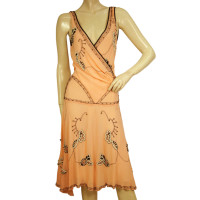 Temperley London Dress Silk in Orange