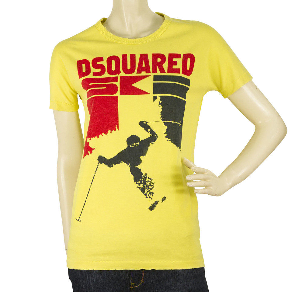 Dsquared2 Gele t-shirt
