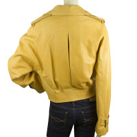Cerruti 1881 Yellow Leather jacket