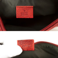 Gucci Clutch Bag Canvas in Red