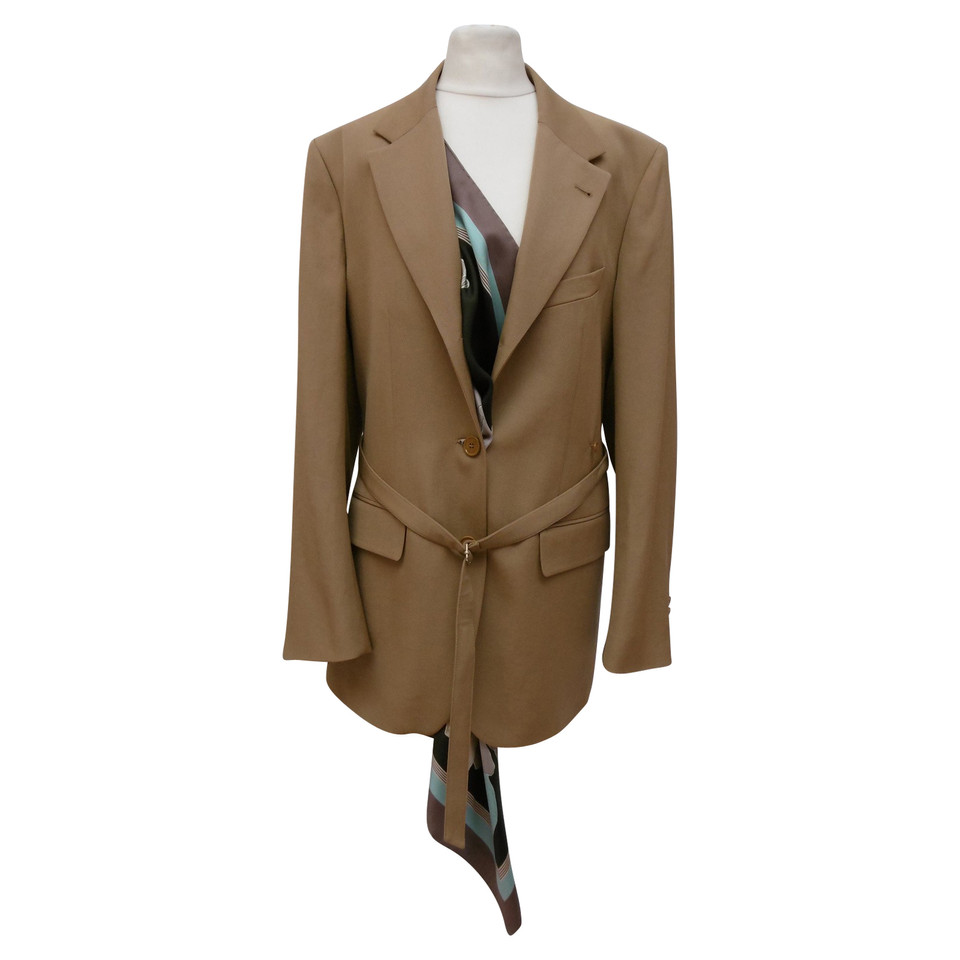 Dries Van Noten Camel longblazer