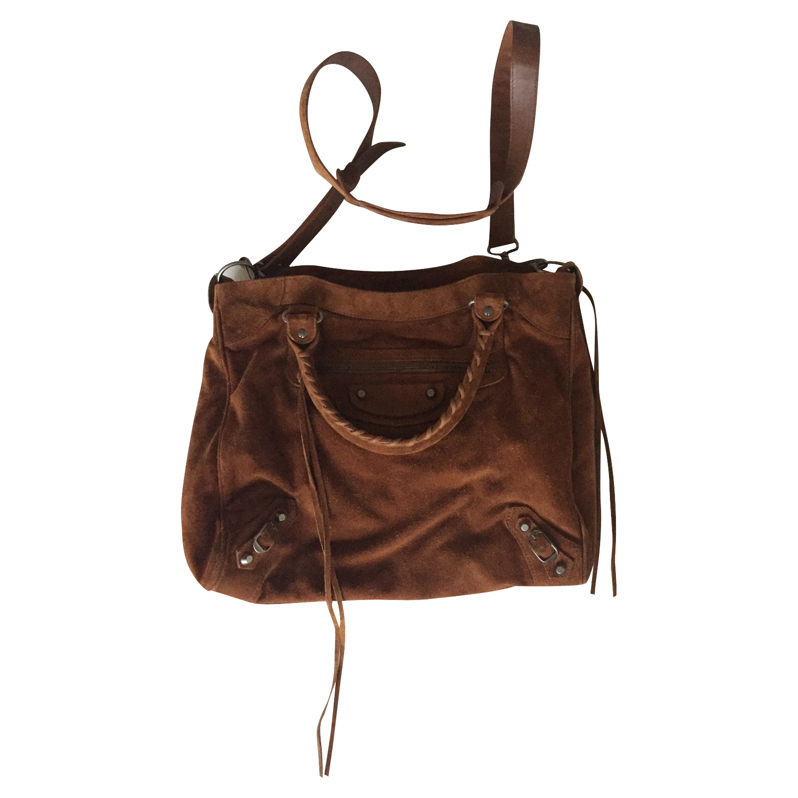 Balenciaga Suede Tote Bag - Second Hand Balenciaga Suede Tote Bag buy used  for 1200€ (2767396)