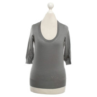 Yves Saint Laurent Fine Knitting top in grey