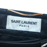 Saint Laurent pantaloni di pelle
