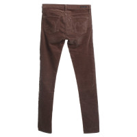 Citizens Of Humanity Velvet trousers in brown