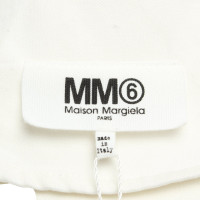 Mm6 By Maison Margiela Veste/Manteau en Coton en Blanc