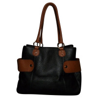 Dolce & Gabbana sac à main en cuir noir étiquette