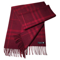 Burberry Bordeaux cashmere shawl 
