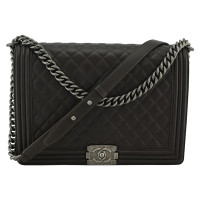 Chanel Boy Large Leather in Brown