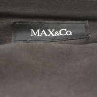 Max & Co Clutch aus Leder in Schwarz