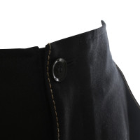 Yohji Yamamoto Black skirt with contrast stitching