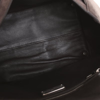Salvatore Ferragamo Handtasche aus Wildleder in Grau