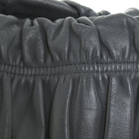 Prada Gaufre Satchel Leather in Grey