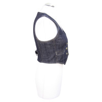 7 For All Mankind Denim vest in blue