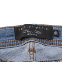 Philipp Plein Jeans Katoen in Blauw