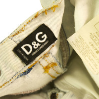 Dolce & Gabbana Dolce & Gabbana Denim Mini Skirt Sz 42