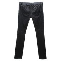 Jitrois Pantalon en cuir en noir